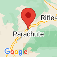 Map of Parachute, CO US